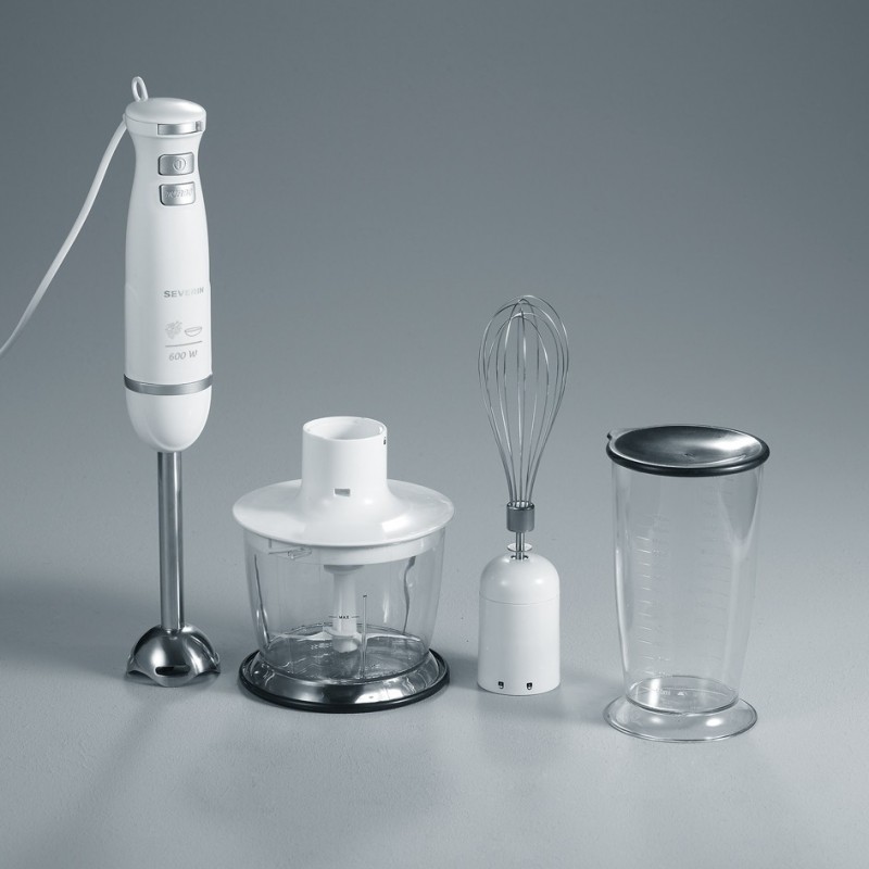 Severin© Set Mixeur Plongeant - Acier Inoxydable / Blanc